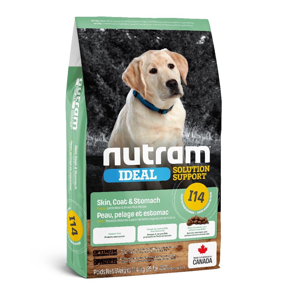 Nutram | Ideal Solution Support Skin, Coat & Stomach Puppy - I14