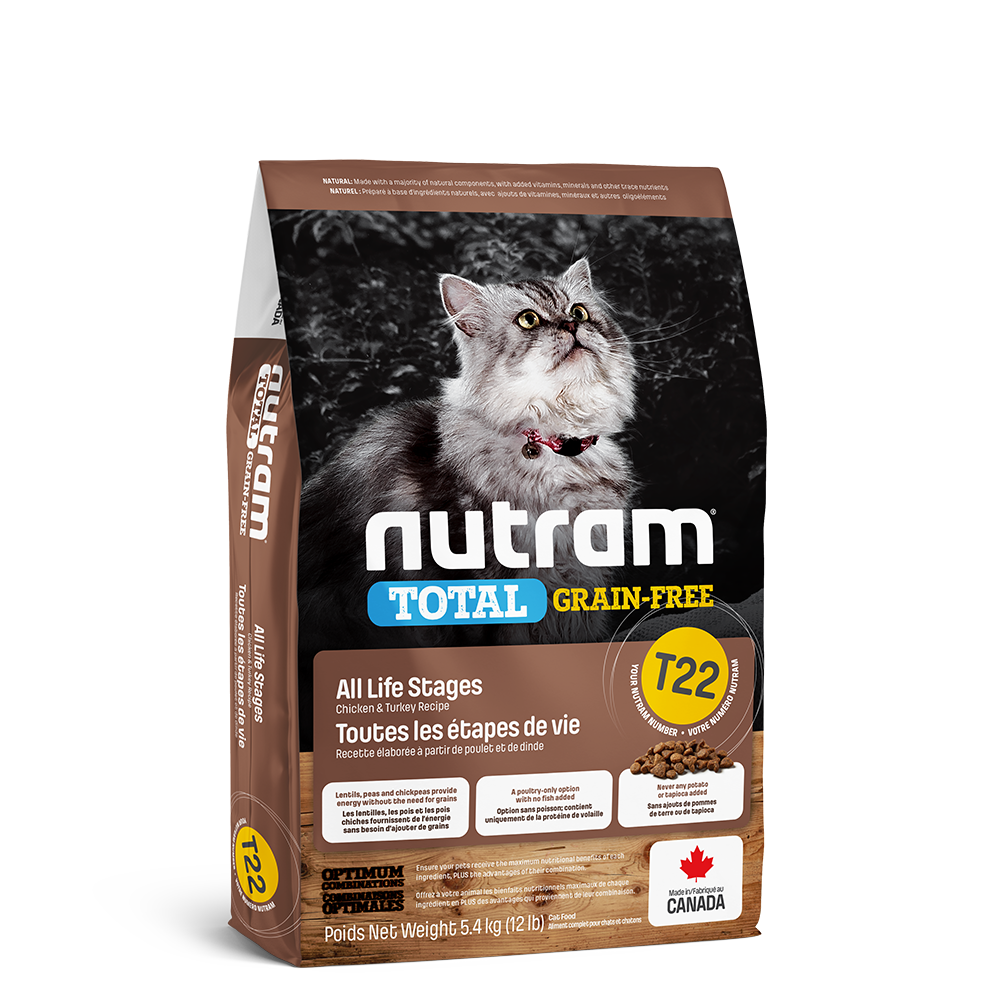 Nutram | Grain-Free Chicken & Turkey Cat - T22