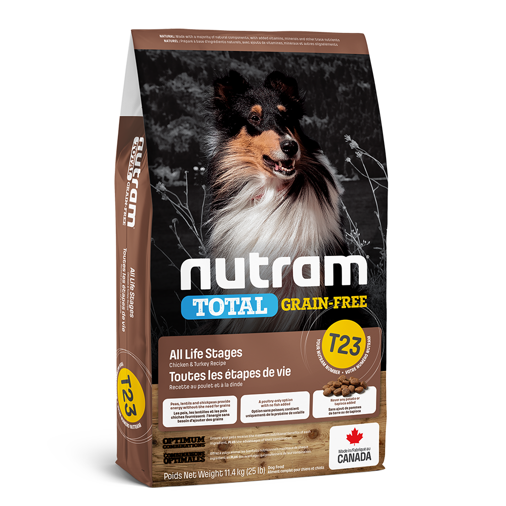 Nutram | Grain-Free Chicken & Turkey Dog - T23